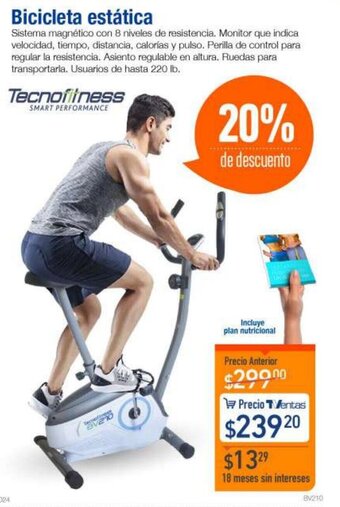 TVentas Bicicleta Estática oferta
