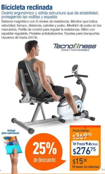 TVentas Bicicleta Reclinada oferta