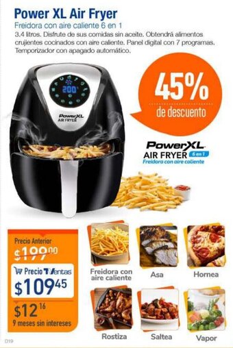 TVentas Power XL Air Fryer oferta