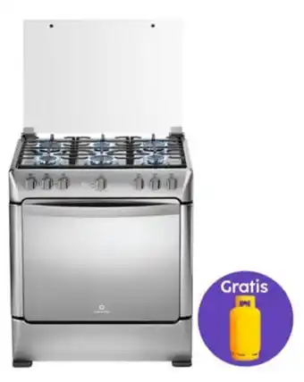 Indurama - cocina a gas napoli zafiro | gris