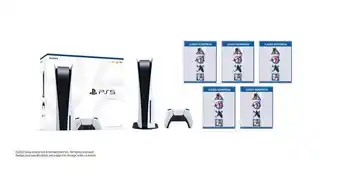 Marcimex Sony - consola t ps5 + 5 jgs variados l blanco oferta