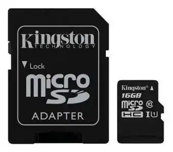 Kingston - tarjeta de memoria clase 10 32gb l negro
