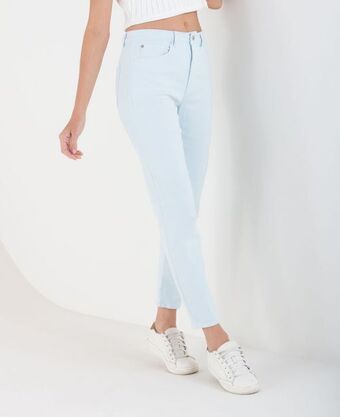 NAF NAF Pantalón para mujer negro skinny tiro medio alto paris infaltable oferta
