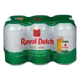 Ferrisariato Pack 6 uds cerveza royal dutch lata 330ml oferta