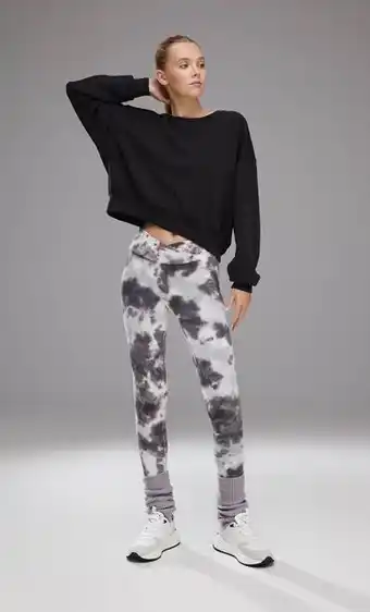 Stradivarius Legging deportivo cintura cruzada tie dye oferta