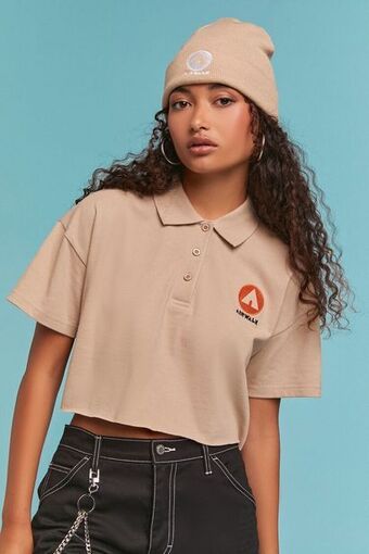 Forever 21 Airwalk cropped polo shirt oferta