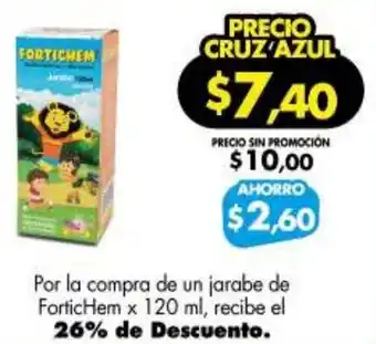 Farmacias Cruz Azul Jarabe de ForticHem 120ml oferta