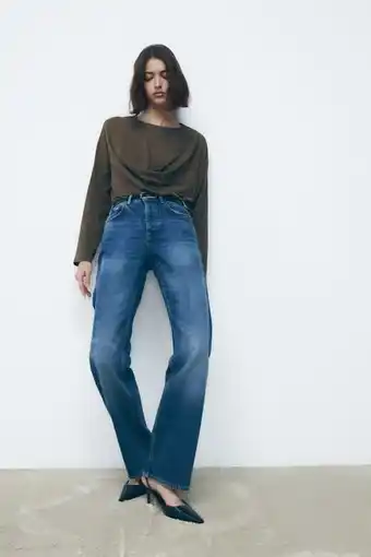 ZARA Cuerpo drapeado algodón premium oferta