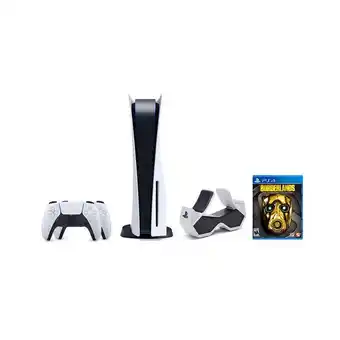 Sony Kit: ps5 standard + control inalámbrico + cargador doble + juego ps4 borderlands 3 oferta