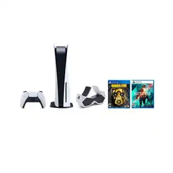 Sony Kit: ps5 standard + juego battlefield 2042 + cargador doble + juego ps4 borderlands 3 oferta