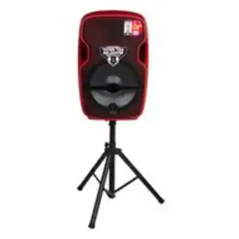 Ferrisariato Parlante amplificado sonic titan con pedestal rojo 95000w oferta