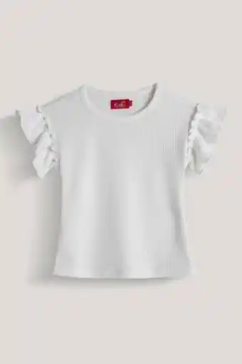 De Prati Camiseta estampada con vuelos y textura little kiddo oferta