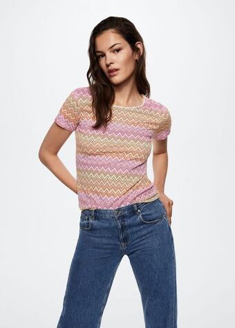 Camiseta estampada algodón