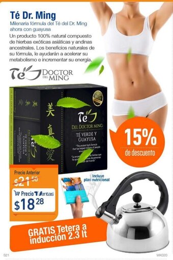 TVentas Te Dr Ming oferta