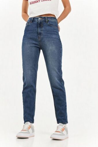 Pantalon jean mom