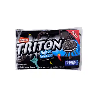 Akí Nestlé triton galleta cacao sabor vainilla x 10 412 g oferta