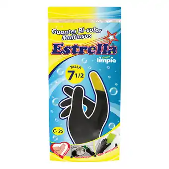 Akí Estrella guante bicolor n7 1/2.1 u oferta