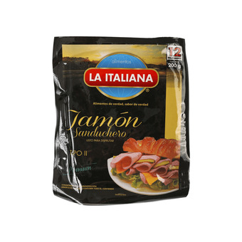 Akí La italiana jamón sanduche 200 g oferta