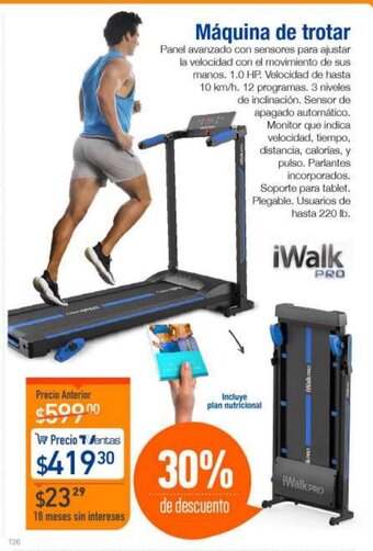 TVentas iWalk Pro Maquina de trotar oferta