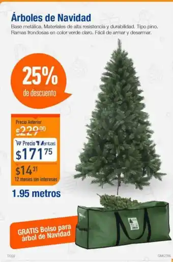 TVentas Arboles de Navidad oferta