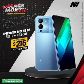 Novicompu Infinix Note 12 8GB + 128GB oferta