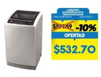 Coral Hipermercados RCA Lavadora Automatica oferta