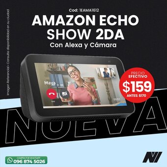 Novicompu Amazon Echo Show 2DA Con Alexa y Camara oferta