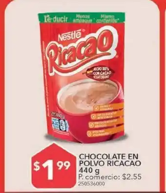 Tia Chocolate en polvo ricacao 440g oferta