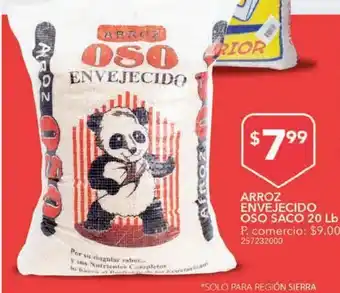Tia Arroz envejecido oso 20l oferta