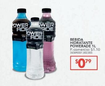 Bebida hidratante powerade 1l