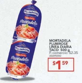 Tia Mortadela plumrose 500g oferta