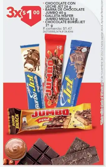 Tia Chocolate con leche jet 26g oferta