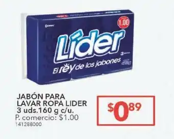 Tia Jabón para lavar ropa líder 3un 160g oferta