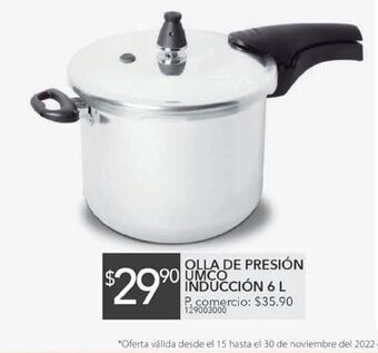 Tia Olla a presión umco 6l oferta
