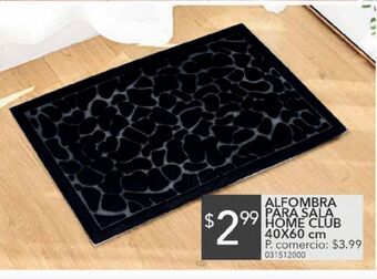 Tia Alfombra para sala home club 40x60cm oferta