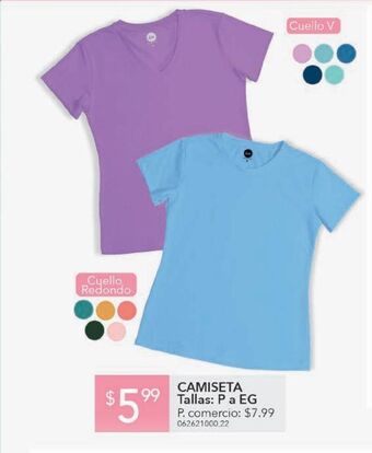 Tia Camiseta talla p a eg oferta