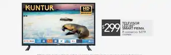 Tia Televisor led 40" smart prima kuntur oferta