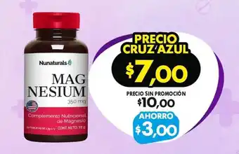 Nunaturals Magnesium 350 mg