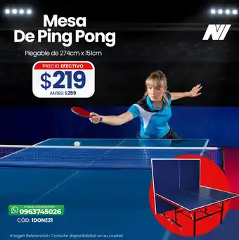 Novicompu Mesa de Ping Pong oferta