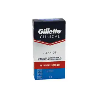 Akí Gillette desodorante gel clinical pressure defense 45 g oferta