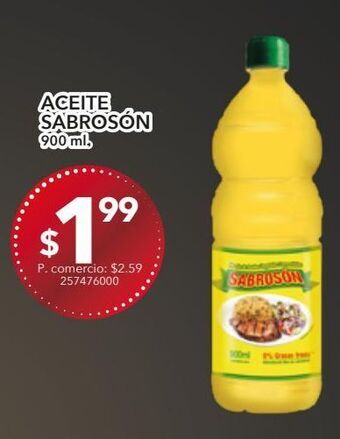 Tia Aceite sabrosón 900ml oferta
