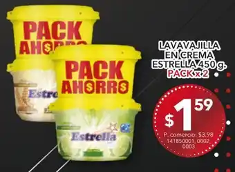 Tia Lavavajilla en crema estrella 450g oferta