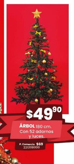 Tia Árbol de navidad 180cm oferta