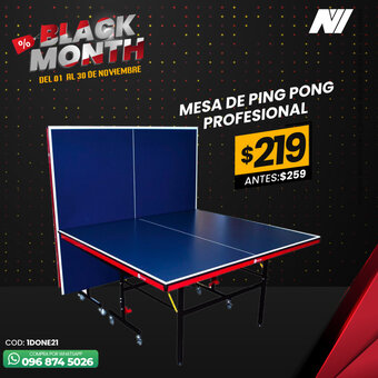 Novicompu Mesa de Ping Pong Profesional oferta