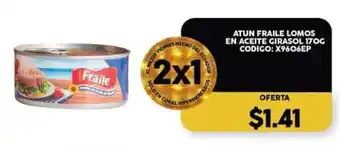 Coral Hipermercados Girasol Atun Fraile Lomos en Aceite 170g oferta