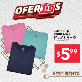 Tia Camiseta para Niña 4-10 oferta