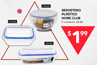 Tia Repostero Plástico Home Club oferta