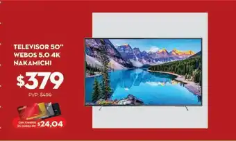 Tia Televisor 50" oferta