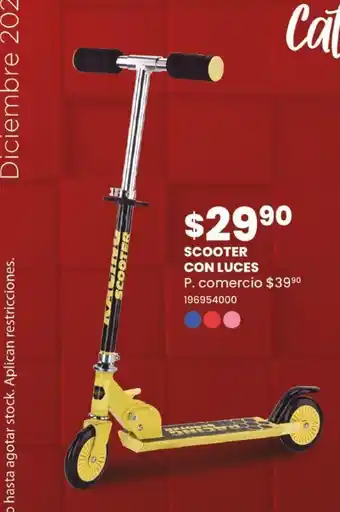 Tia Scooter con luces oferta
