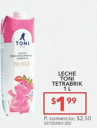 Tia Leche toni sabor frutilla tetrabrik 1l oferta
